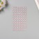Stick plastic rhinestones "Butterfly" pink 15x9 cm