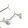 Suspended chandelier Mantra Adn, Led, 5500lm, 3000k, 350 mm, matte white color