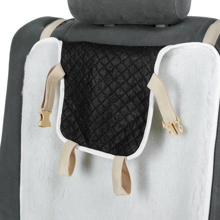 Knights in the back seat, Nat. wool, 135x55 and 75x55 cm, white, set 3 pcs-3