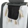 Knights in the back seat, Nat. wool, 135x55 and 75x55 cm, white, set 3 pcs