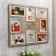 Photo frame of HDF "Our family" in 8 photos 10x15 cm (plastic screen)