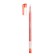 Gel handle "Crystal" 0.38 mm, red, transparent, sunburn, needle writing node.