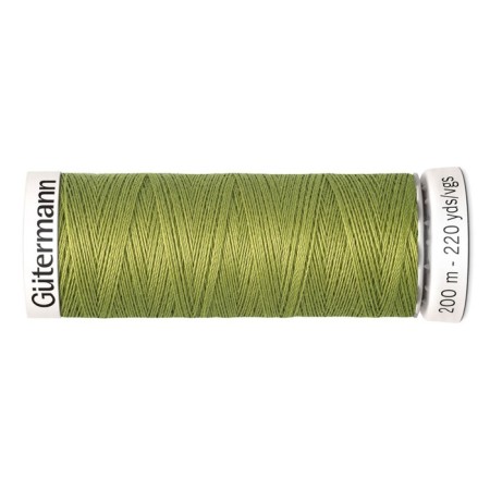 SEW-HALL thread for all materials, 200 m, 748277 (582 Green mustard)