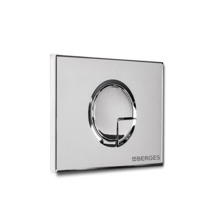BERGES NOVUM R3 control button for hidden installation systems, gloss/chromium-1