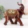 Polystone souvenir "Elephant with a blanket with fringe" 20.5x17x8.5 cm
