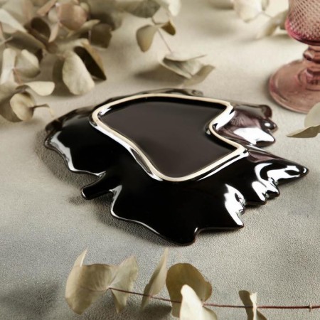Ceramic serving dish "Leaf", 21 × 20 cm-2