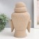 Souvenir Polystone Bust "Buddha's head" Sand 14.5x13x26 cm