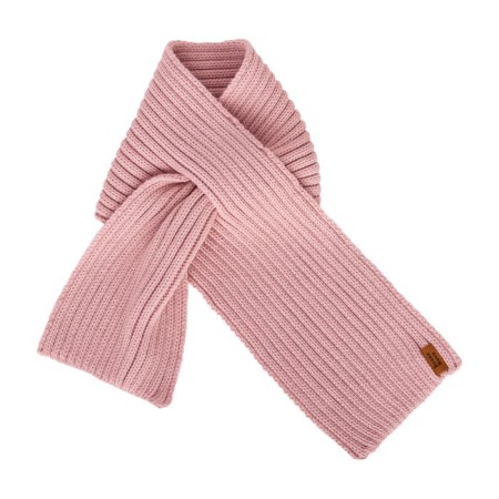 Children's cut scarf, powder color