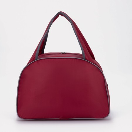 Sports bag with lightning, burgundy/gray color-1