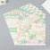 Scrapbooking paper bilateral gold "triangles" density 180 grams set 5 pcs 30.5x32 cm