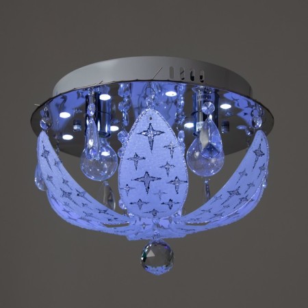 Chandelier 5844/300 CR chrome 3x40W E14 LED PDU 30x30x19cm-2