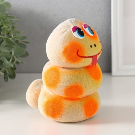 Growing gift Eco -Zhizhivchik "Snake Pyatnaya" Orange-1