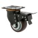 Wheel for transp. Tagging tundra tundra, d = 100 mm, on the predpart, with stopping, TPR 9917 coating