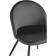 Stol on a metal frame Dodo metal/velor, black/gray 52x55x77 cm