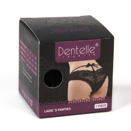 Panties female Braziliano, black color, size 44 (s)-7