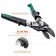 Kraftool Grand metal scissors, 2k handles, left cut, 270 mm