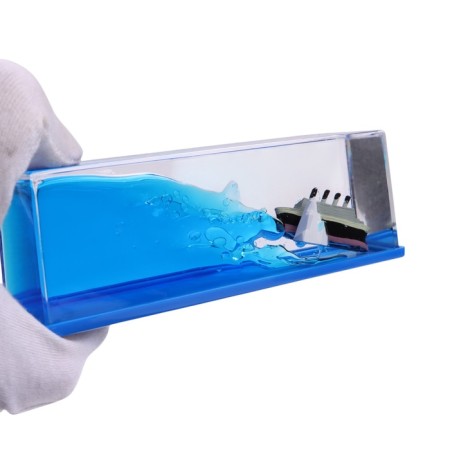 Accessory on the car panel, titanium, blue, plastic-2