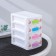 Mini - chest of drawers for trifles 4 sections "Rosie", 13 × 9 × 15 cm, color mix