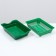 Deep toilet with a mesh of 36 x 25 x 9 cm, green
