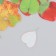 Stickers for creativity plastic "Heart forms" set 40 pcs 0.3x8x14.8 cm