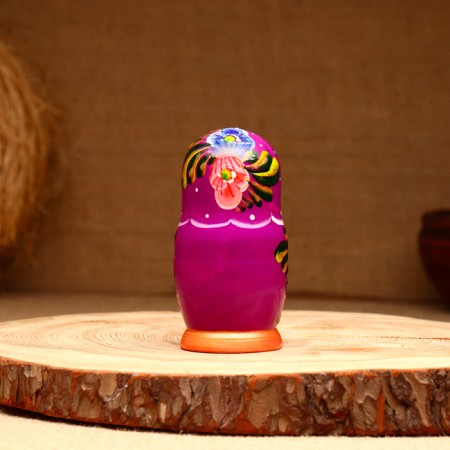 Matryoshka 5-doll "Sasha tulips", 10-11 cm-3