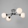 Luer "Indis" 4he27 40w Black-chromium 60x60x26 cm