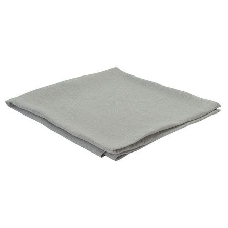 Gray -erased linen tablecloth Essential, size 170x170 cm-1