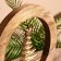 Interior souvenir in the wooden ring "spruce" 30x8x33 cm