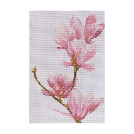 Scheme for embroidery with a cross "Magnolia"