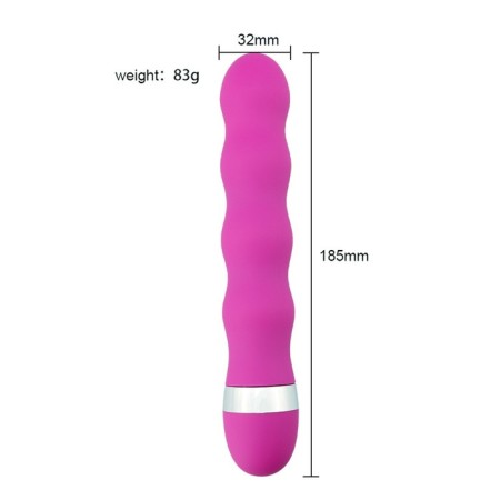Вибратор Оки-Чпоки G Spot, стимулятор точки G, 18,5 х 3,5 см, розовый-4