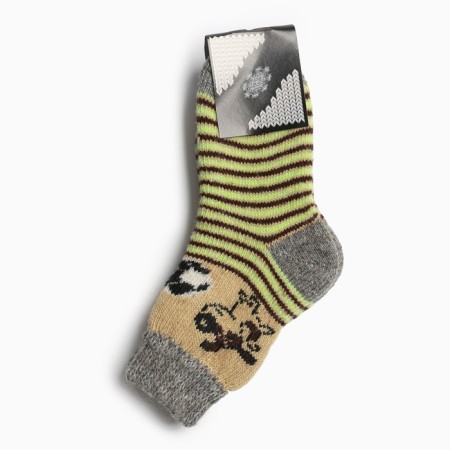 Nosk children's woolen "dog" A.3a45, gray color, river 22-2
