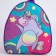 Baby backpack for a girl "Unicorn at a party", 23x20.5 cm, lightning department