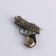 Gas lighter "Pistol with a tiger", 7 x 10 cm