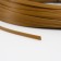 Artificial rattan 8 mm 100 m wave (metallic bronze)