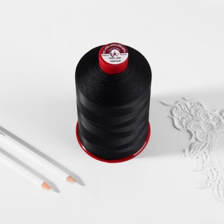 Threads 130l, 2500 m, black color No. 115-2