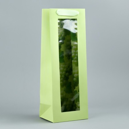 Gift package for a bottle, packaging, "grapes", 36 x 13 x10 cm-2