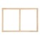 Piece for canvas Calligrata, 1.8 x 60 x 90 cm, frame width 36 mm, pine