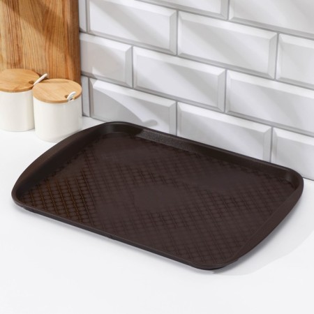 Tray, 42 × 30 cm, brown color-1