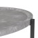 Bruno's table, 575 × 757 × 500 mm, color gray marble