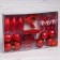 Set of jewelry plastic 27 pcs "Frosty day" red