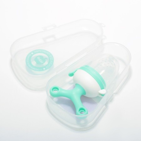 Nibbler with silicone mesh, rotating piston, green color-8