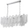 Suspension chandelier Stilform Glowice 10XE14 40W, size 90x30x50-80 cm, color chromium
