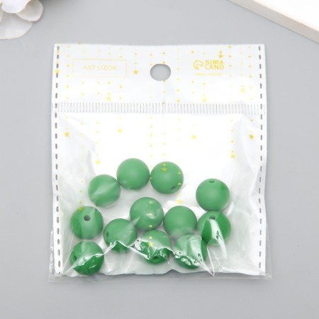 Busina silicone "Round" green d = 1.2 cm-2