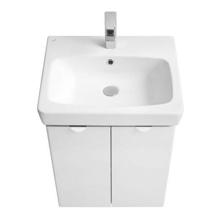 Tumbing under the Aquaton Sky Pro sink, 55 cm, white gloss color-2
