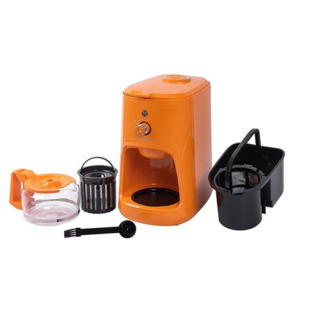 Oursson CM0400G/OR Coffee machine, drop, 900 watts, 600 ml, auto shutdown, orange-2