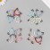 Carabiner Metal with a ring "A cat with a collar" mix 3.4x3.3 cm