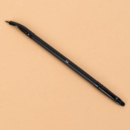 Premium Brush makeup, thin, bilateral, 13 cm, black color-1