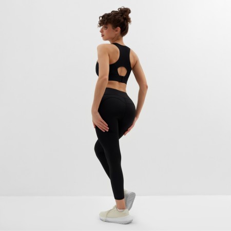 Leggings Sports Minaku: Sportly; Black color, river 44-3