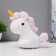 Non-Meshsh "Antistress Unicorn" LED white-violet 18x10x16 cm