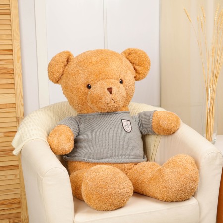 Soft toy "Bear" in a knitted sweater, 105 cm